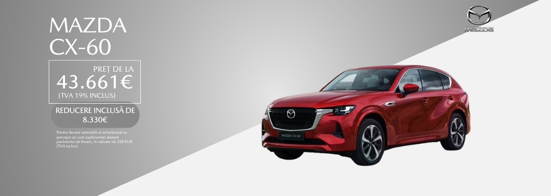 💼 Mazda CX-60 – Putere, eleganță și rafinament